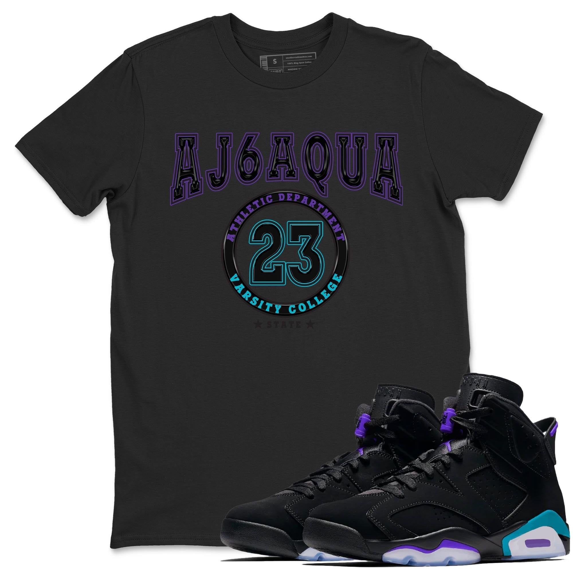Varsity snkmatch Tee - Air Jordan 6 Aqua