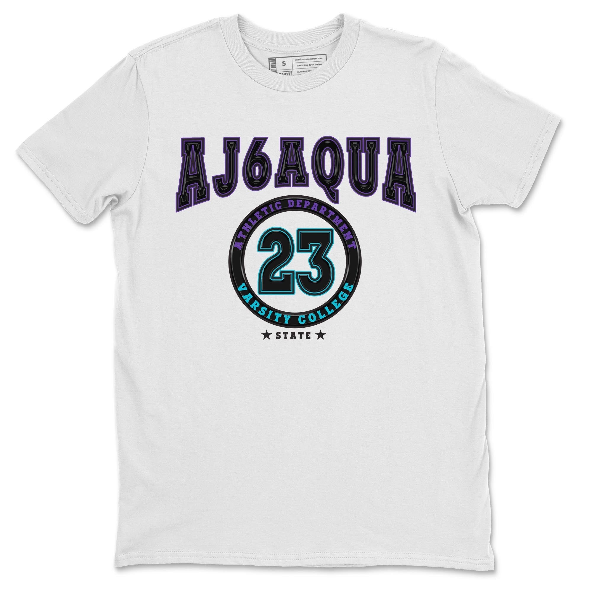 Varsity snkmatch Tee - Air Jordan 6 Aqua