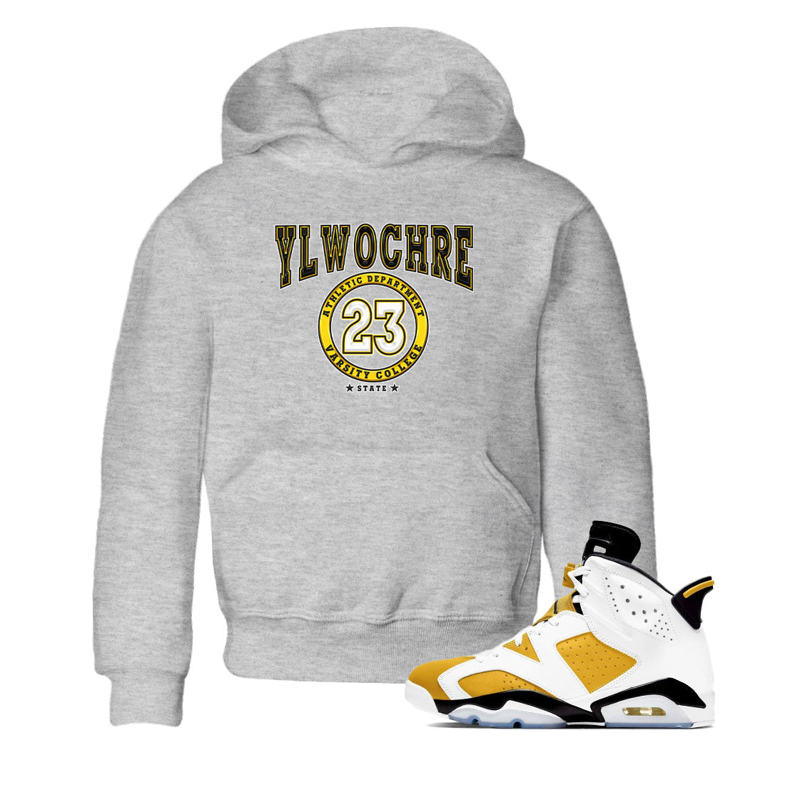 Varsity snkmatch Tees Kids - Air Jordan 6 Yellow Ochre