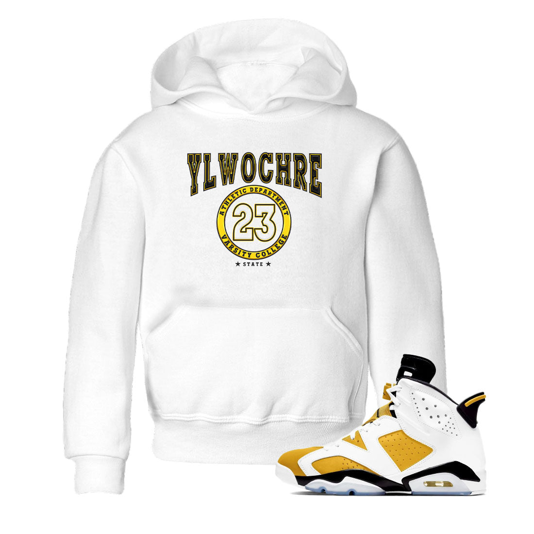 Varsity snkmatch Tees Kids - Air Jordan 6 Yellow Ochre