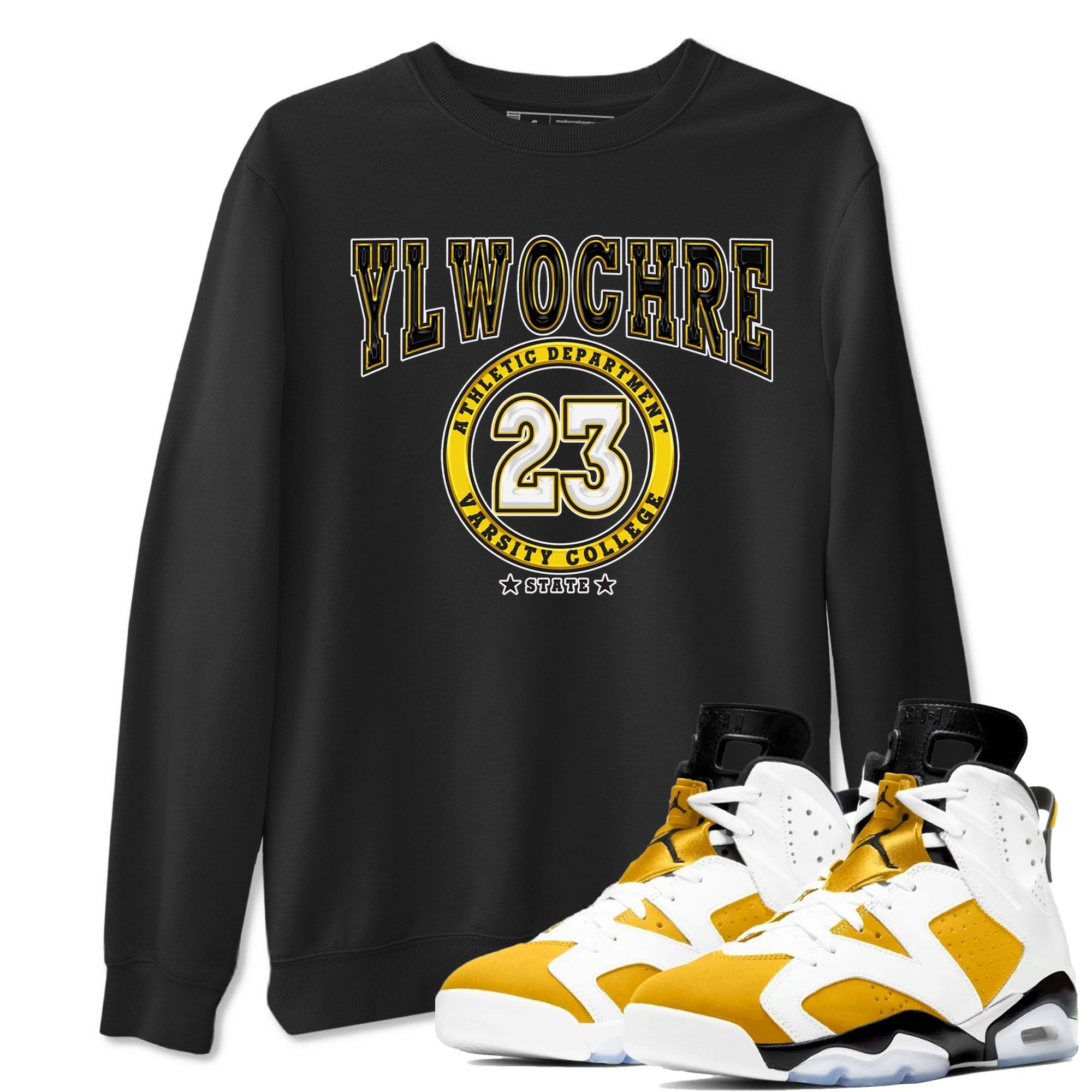 Varsity snkmatch Tees - Air Jordan 6 Yellow Ochre