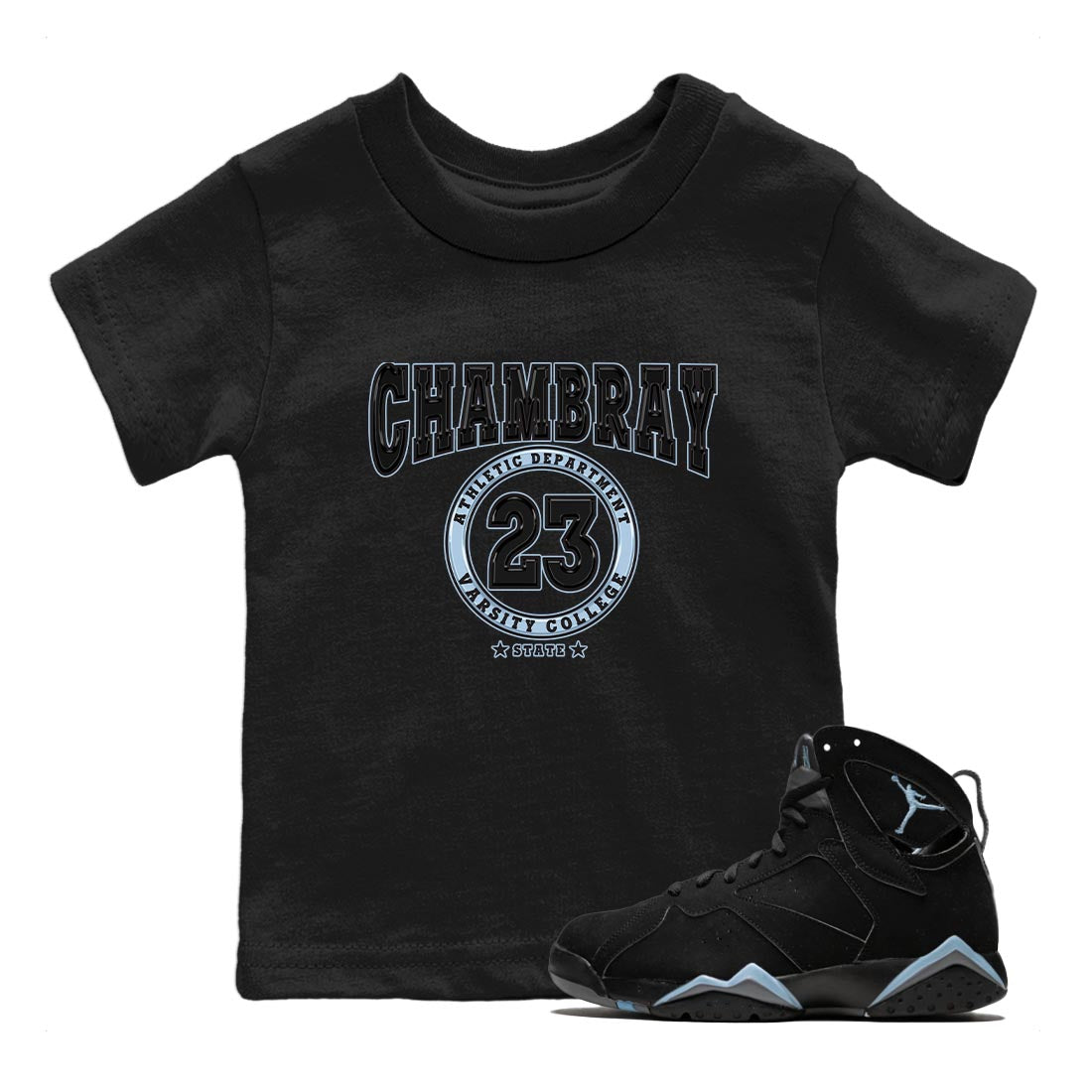 Varsity snkmatch Tee Kids - Air Jordan 7 Chambray