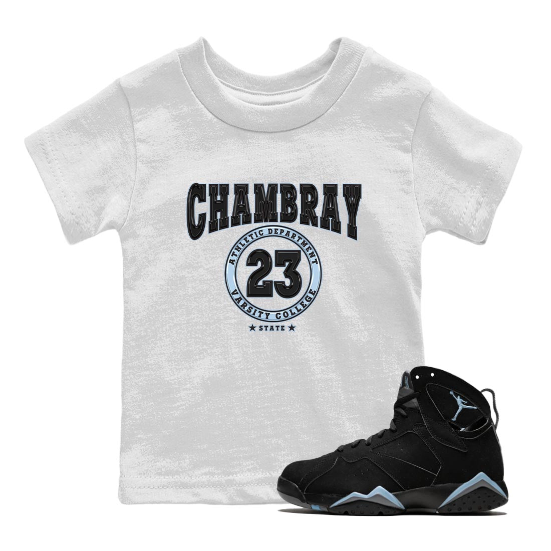 Varsity snkmatch Tee Kids - Air Jordan 7 Chambray