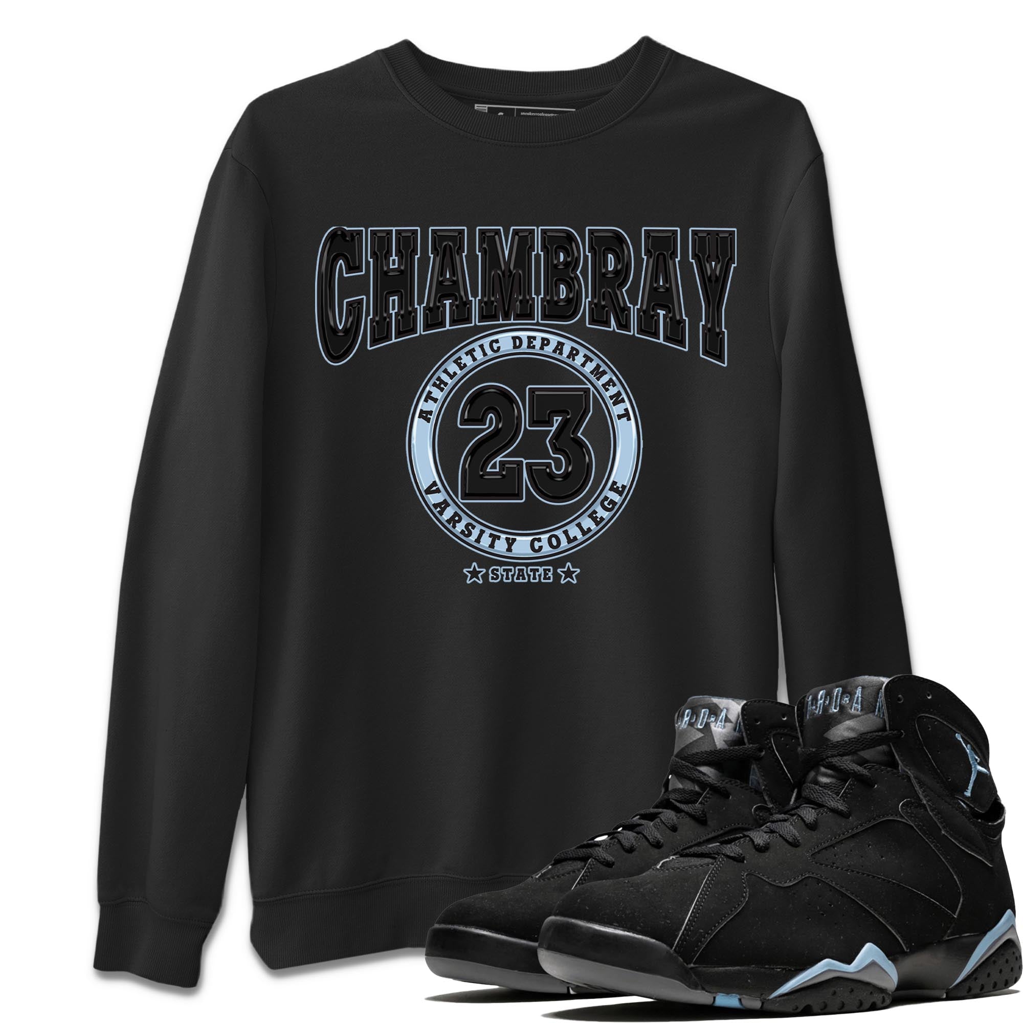 Varsity snkmatch Tee - Air Jordan 7 Chambray