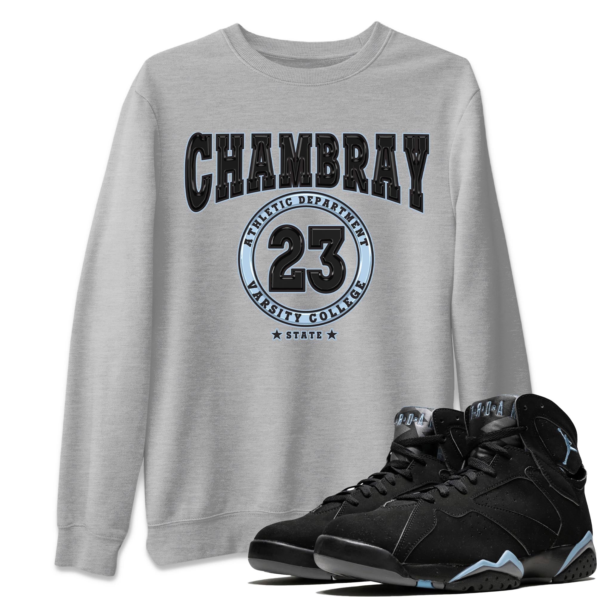 Varsity snkmatch Tee - Air Jordan 7 Chambray