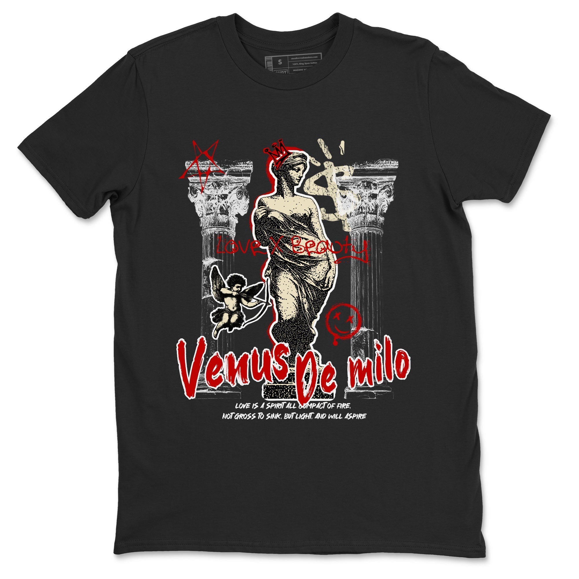 Venus De Milo snkmatch Tees - Air Jordan 1 Black Toe Reimagined