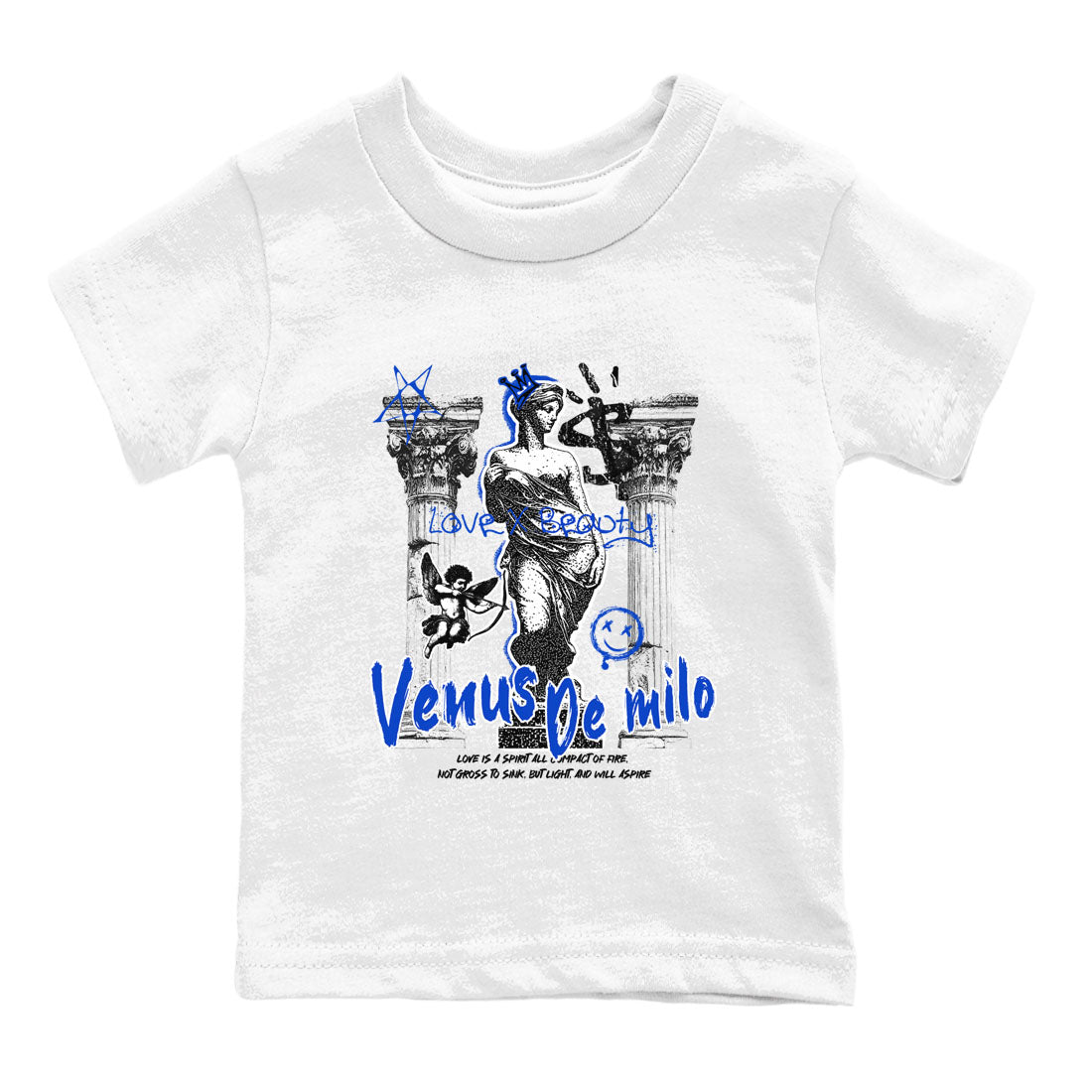Venus De Milo snkmatch Tees Kids - Air Jordan 12 Blueberry