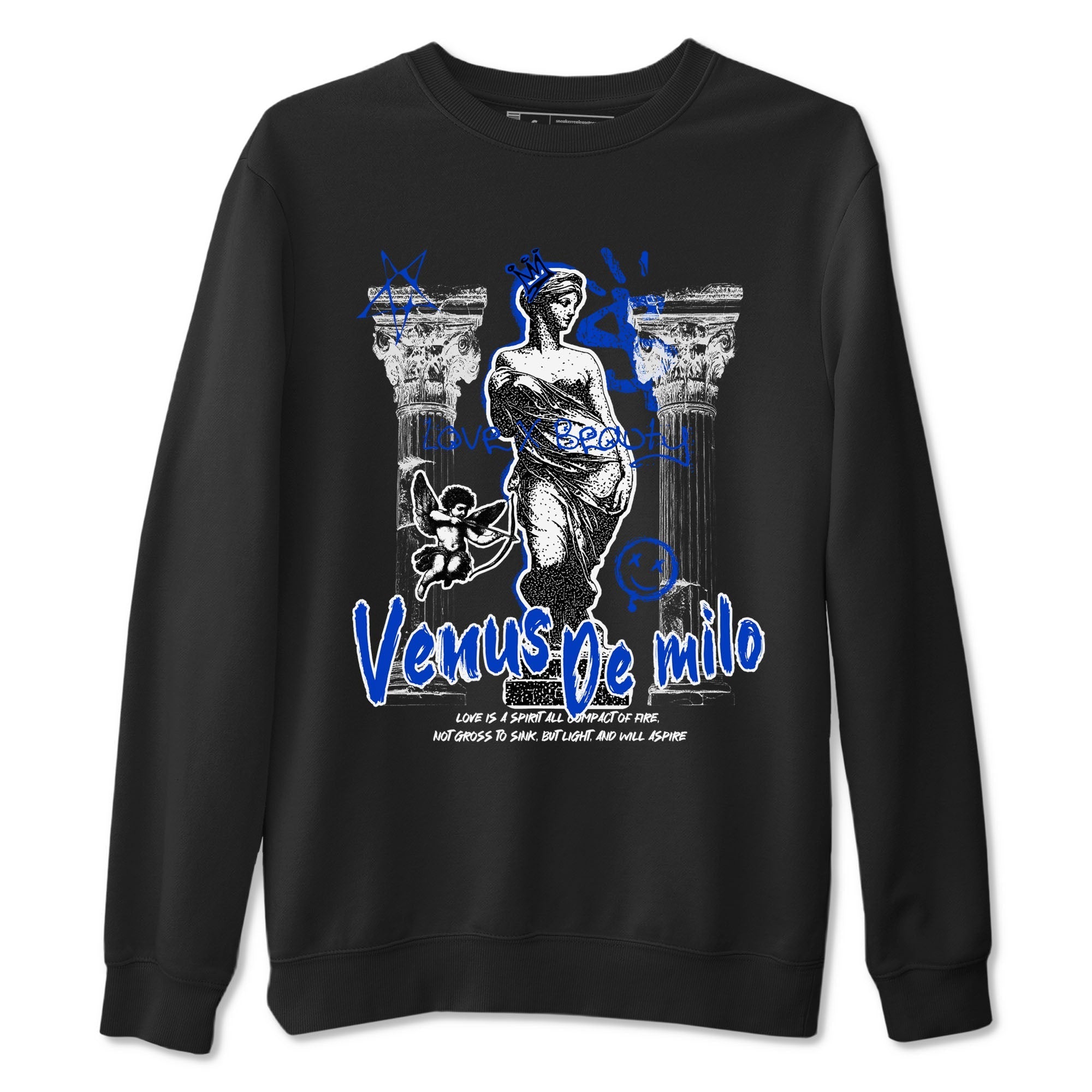 Venus De Milo snkmatch Tees - Air Jordan 12 Blueberry