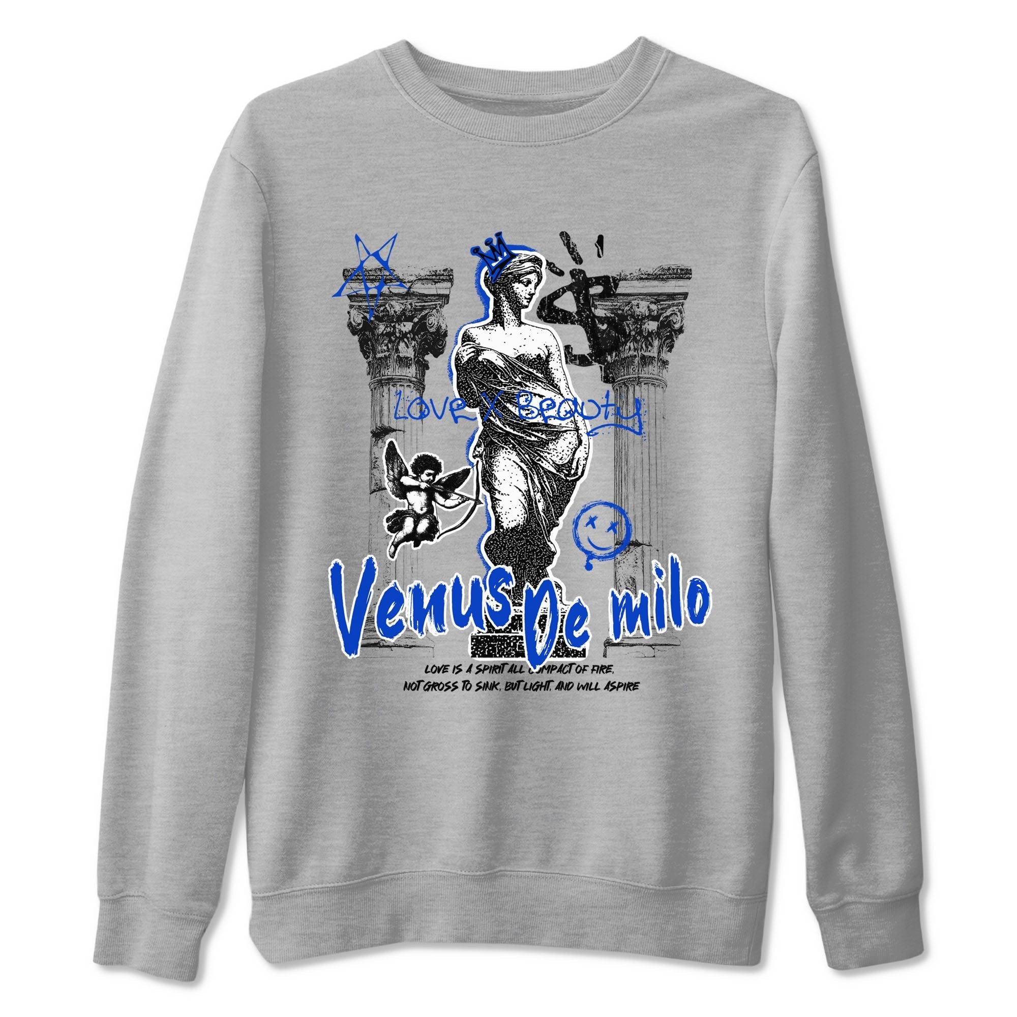 Venus De Milo snkmatch Tees - Air Jordan 12 Blueberry