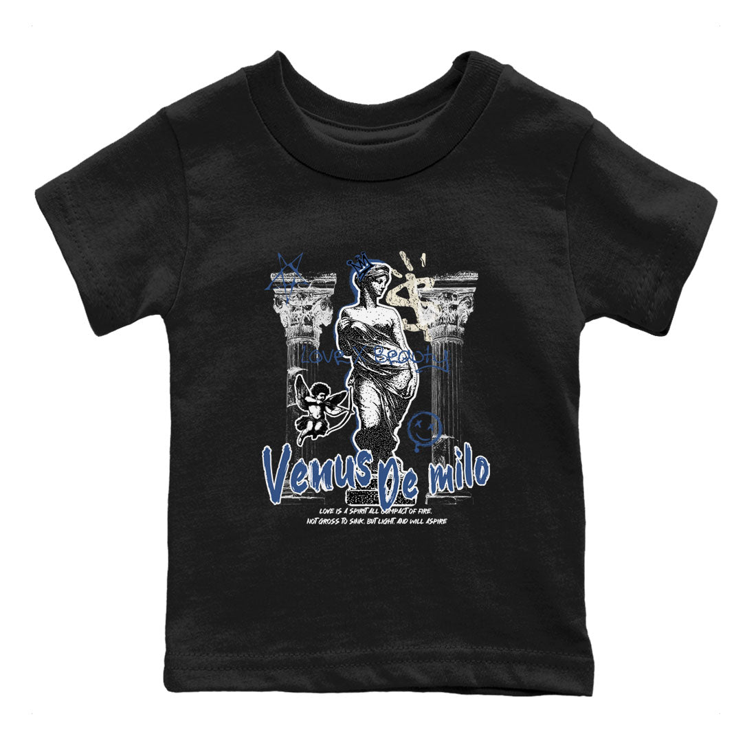 Venus De Milo snkmatch Tees Kids - Air Jordan 3 A Ma Maniere x Diffused Blue
