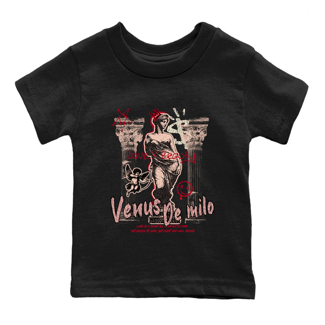 Venus De Milo snkmatch Tees Kids - Air Jordan 3 Valentines Day
