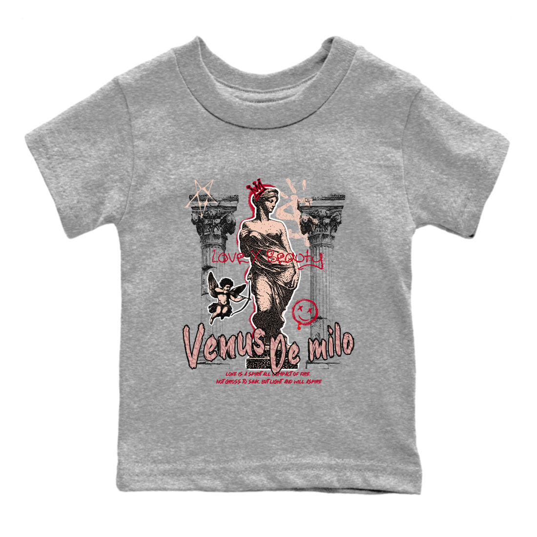 Venus De Milo snkmatch Tees Kids - Air Jordan 3 Valentines Day