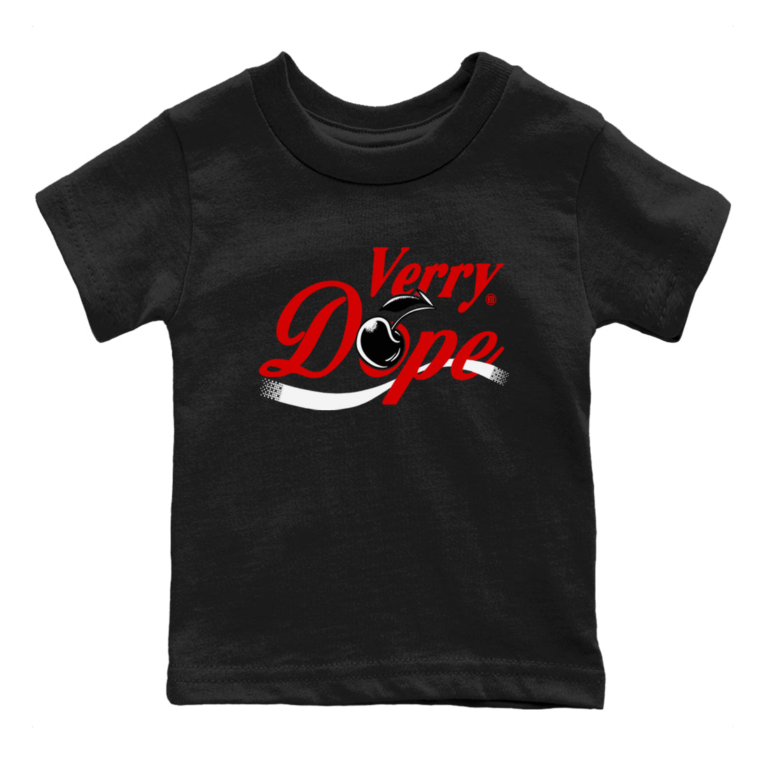 Verry Dope snkmatch Tees Kids - Air Jordan 1 Black Toe Reimagined