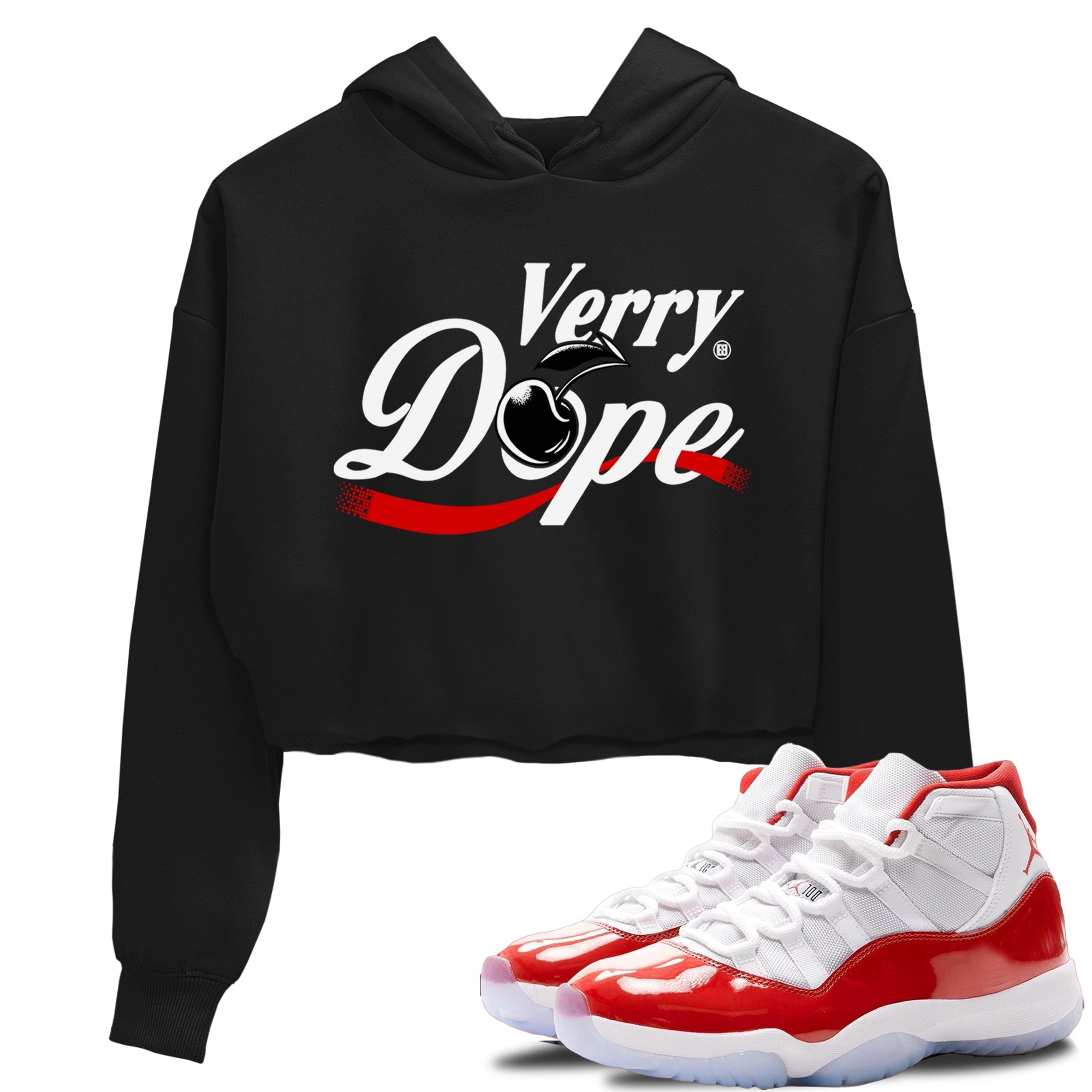 Verry Dope snkmatch Women's Top - Air Jordan 11 Cherry