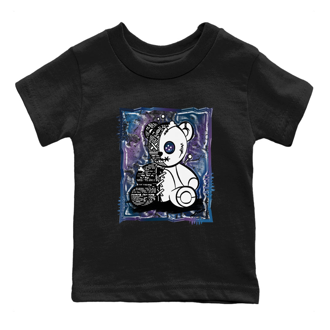 Vintage Bear snkmatch Tees Kids - Air Foamposite One Galaxy