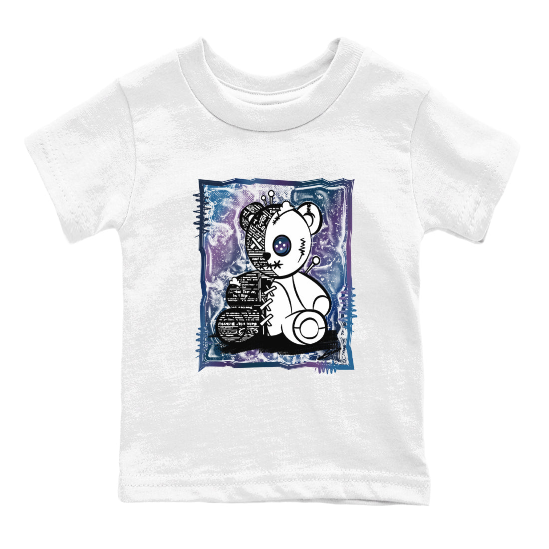 Vintage Bear snkmatch Tees Kids - Air Foamposite One Galaxy