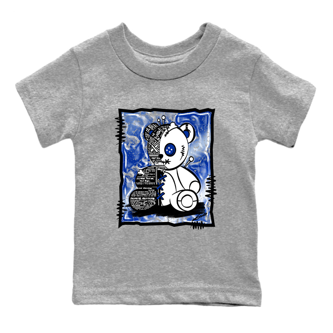 Vintage Bear snkmatch Tees Kids - Air Foamposite One Royal