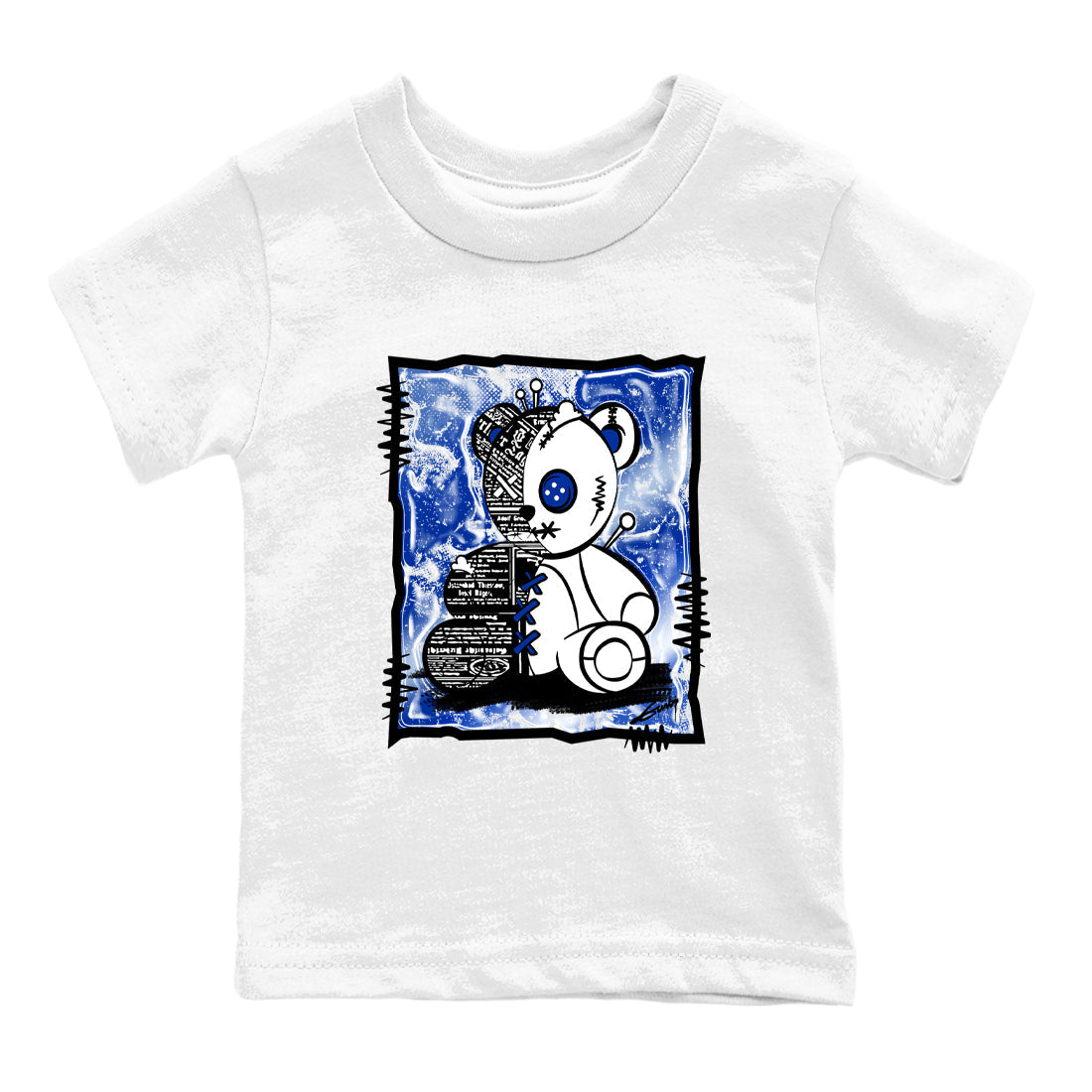 Vintage Bear snkmatch Tees Kids - Air Foamposite One Royal