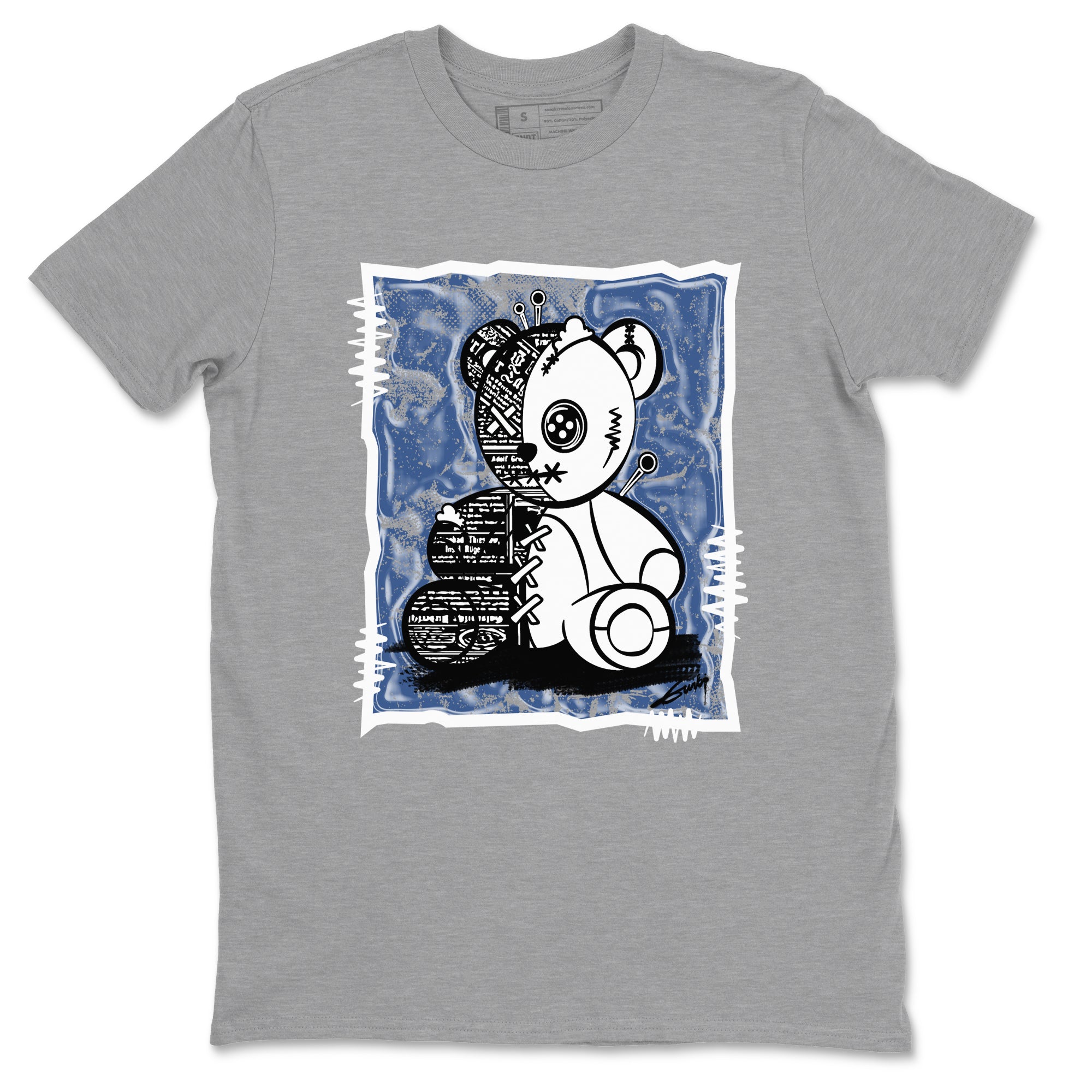 Vintage Bear snkmatch Tees - Air Jordan 11 Diffused Blue