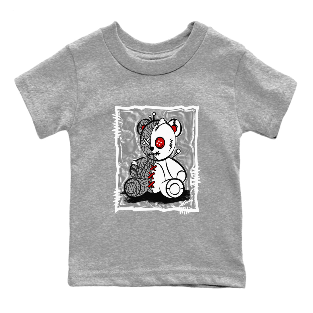 Vintage Bear snkmatch Tees Kids - Air Jordan 3 Cement Grey