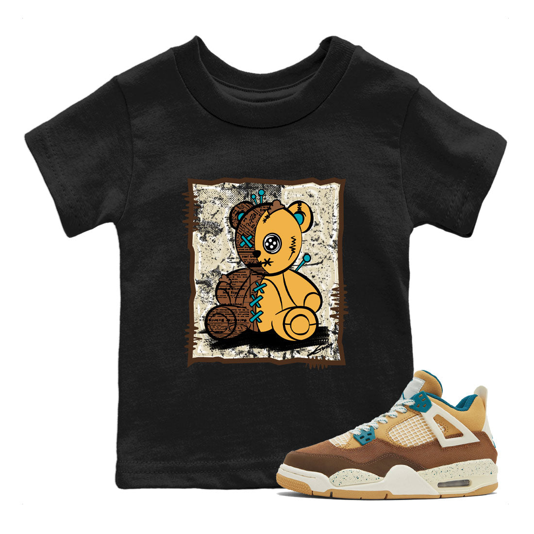 Vintage Bear snkmatch Tee Kids - Air Jordan 4 Cacao Wow