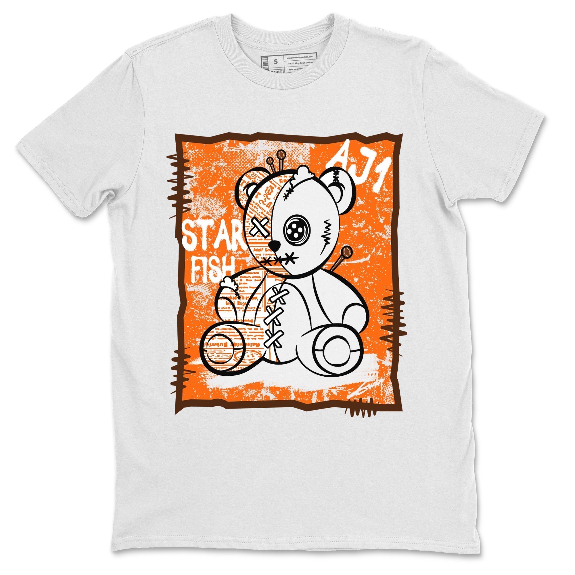 Vintage Bear Unisex Tops - Air Jordan 1 Starfish