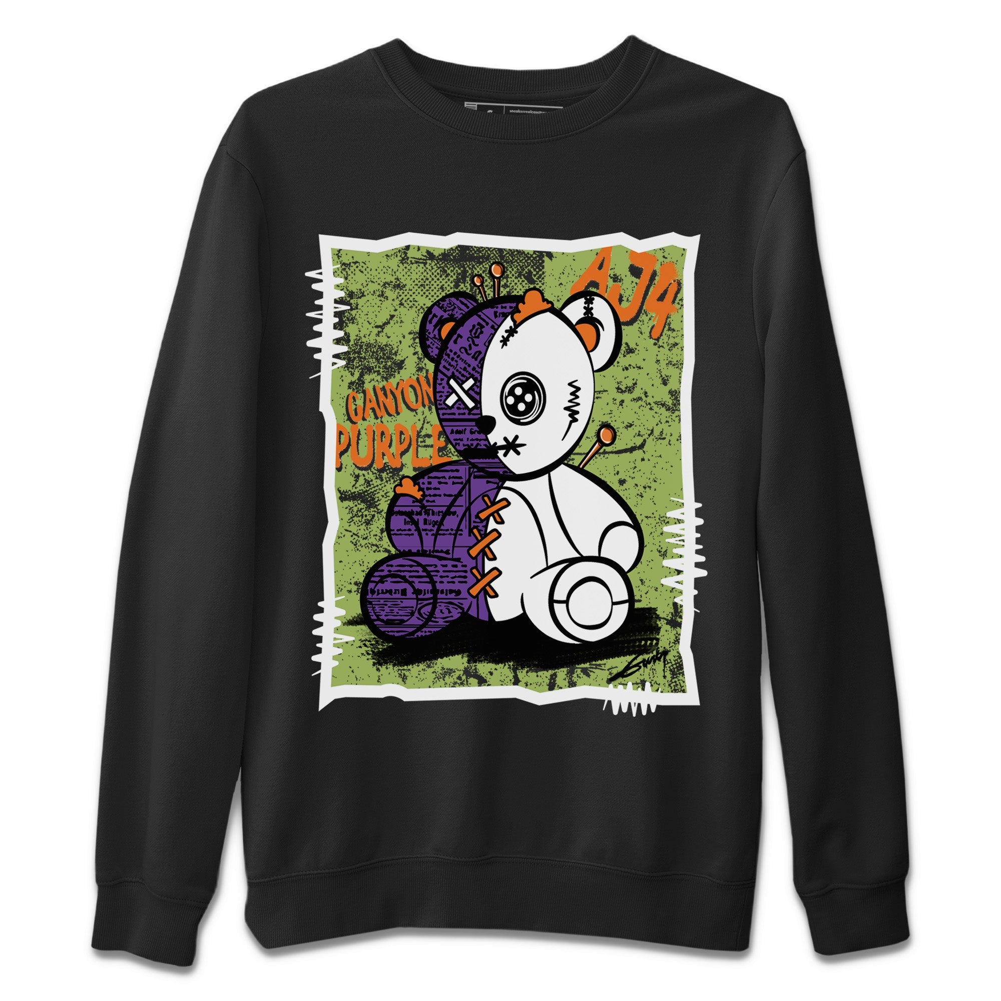 Vintage Bear Unisex Tops - Air Jordan 4 Canyon Purple