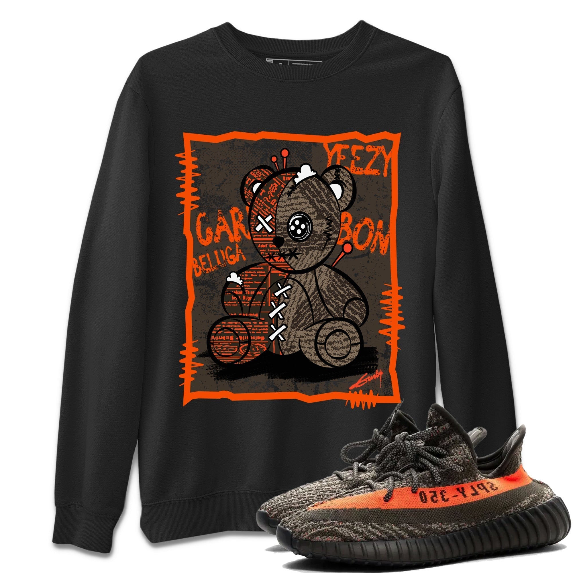 Vintage Bear Unisex Tops - Yeezy 350 Carbon Beluga