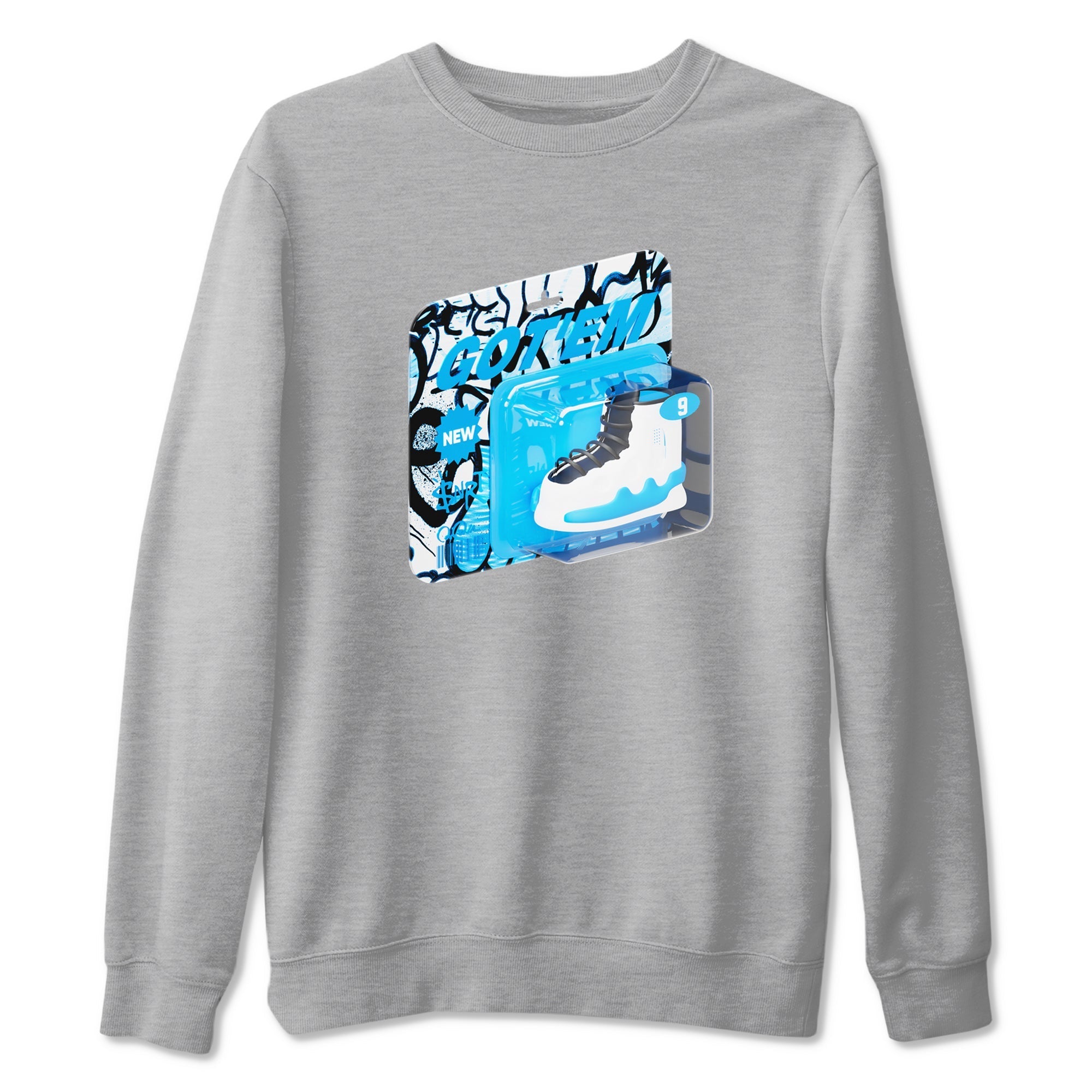 Vintage Toy Packaging snkmatch Tees - Air Jordan 9 Powder Blue