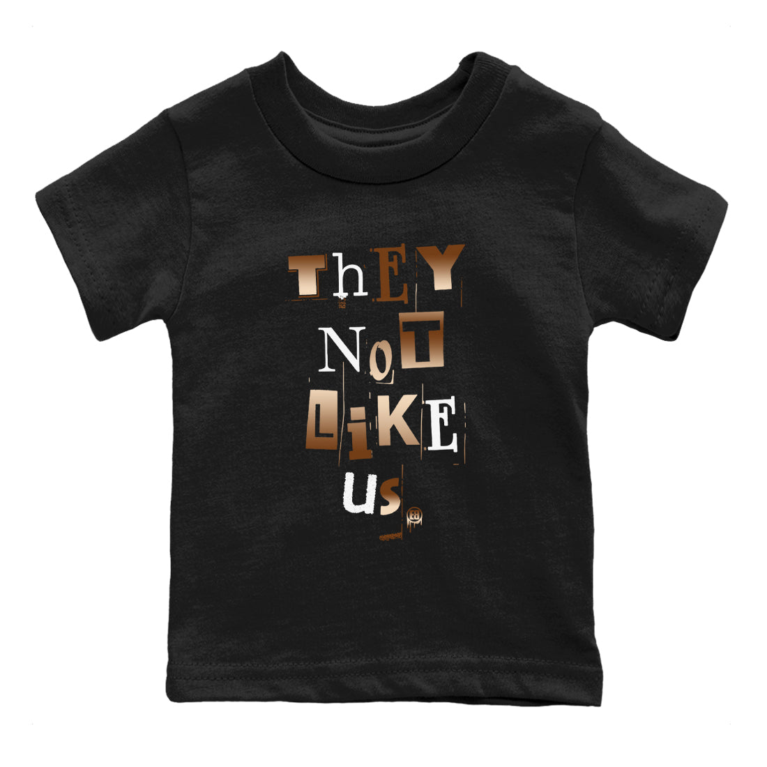 Vintage They Not Like Us snkmatch Tees Kids - Air Foamposite One Metallic Copper