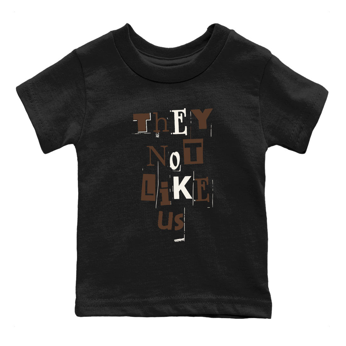 Vintage They Not Like Us snkmatch Tees Kids - Air Jordan 12 Baroque Brown