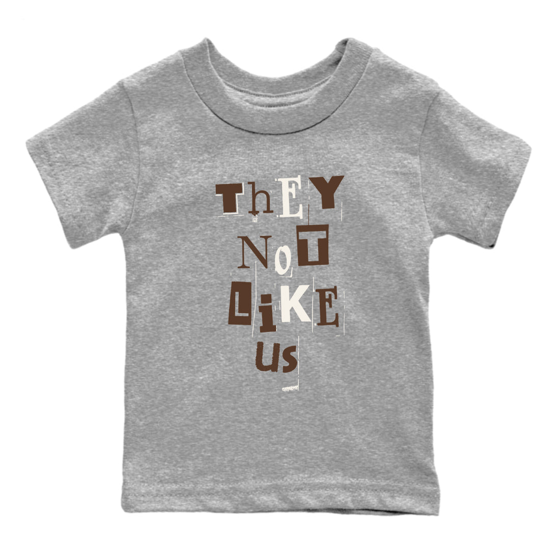 Vintage They Not Like Us snkmatch Tees Kids - Air Jordan 12 Baroque Brown