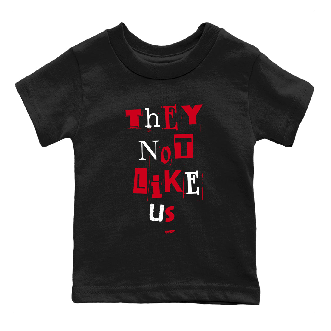Vintage They Not Like Us snkmatch Tees Kids - Air Jordan 12 Flu Game