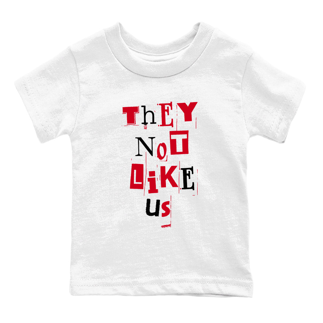 Vintage They Not Like Us snkmatch Tees Kids - Air Jordan 12 Flu Game