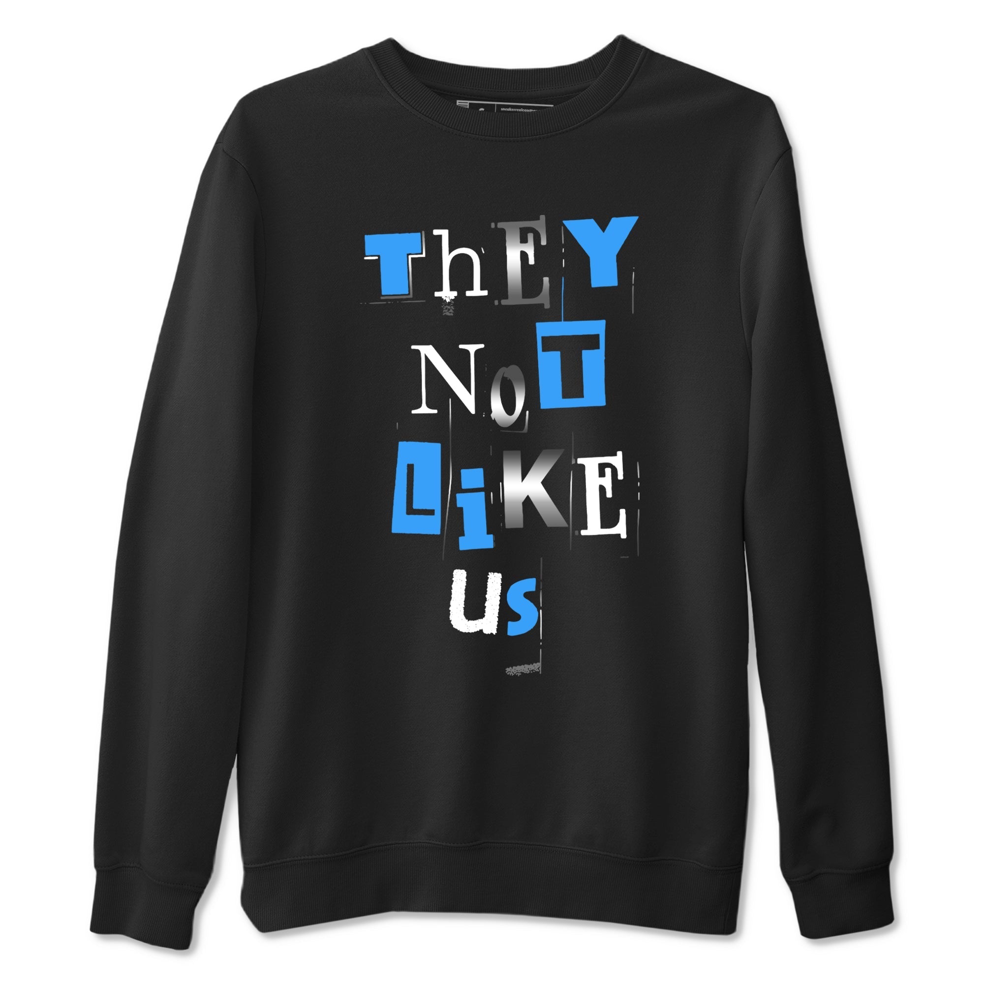 Vintage They Not Like Us snkmatch Tees - Air Jordan 12 White and University Blue