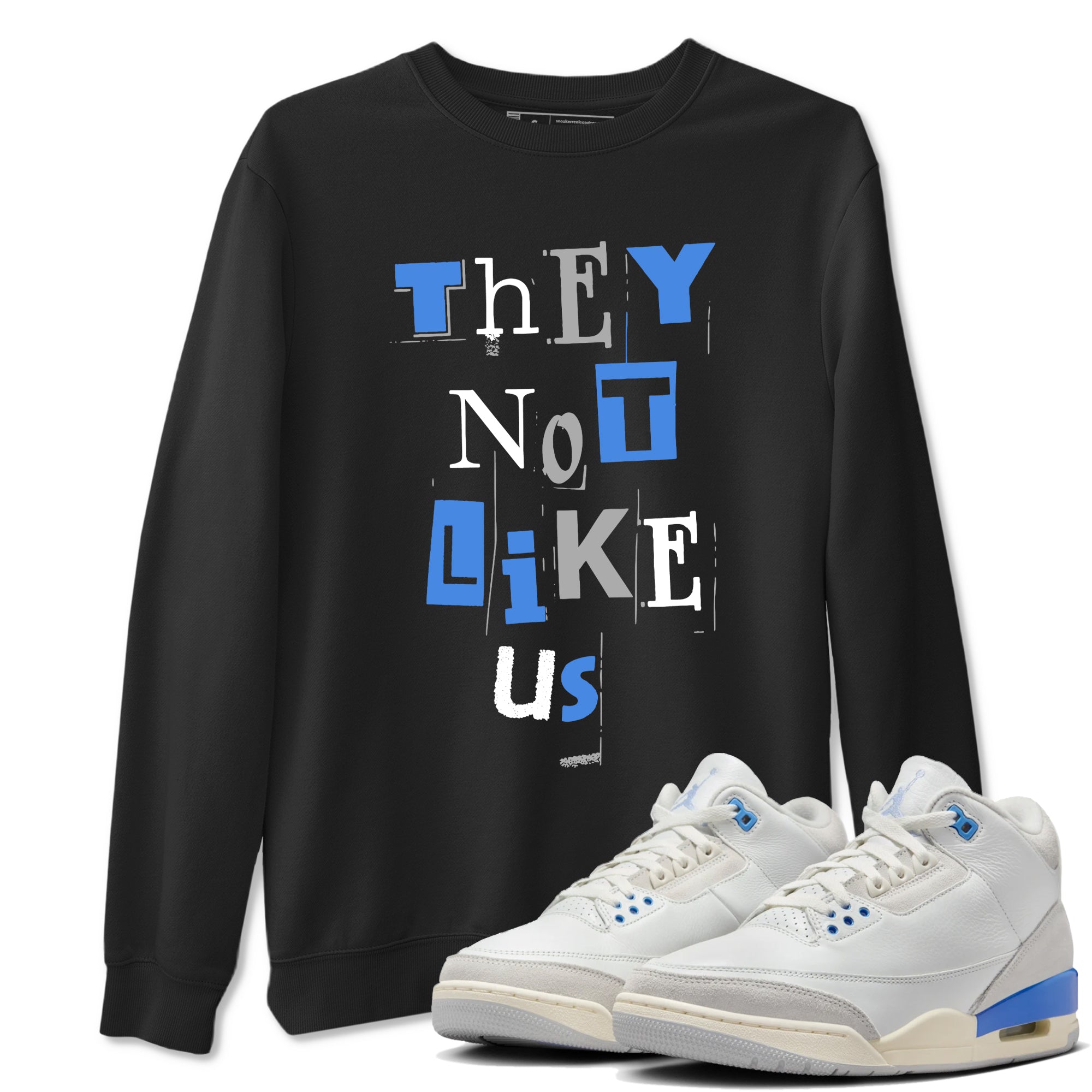 Vintage They Not Like Us snkmatch Tees - Air Jordan 3 Lucky Shorts