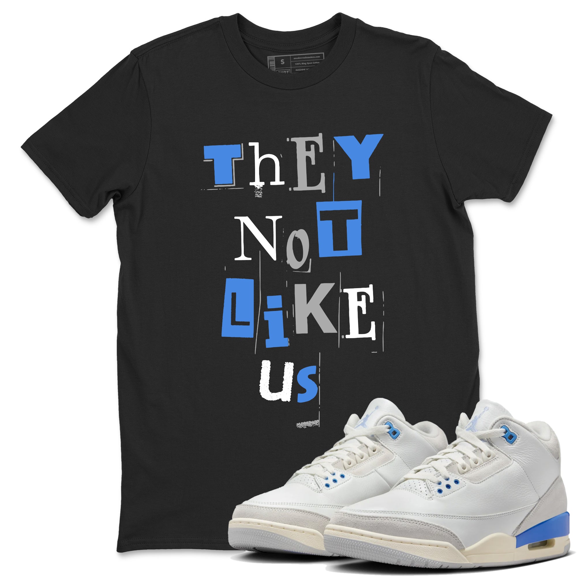 Vintage They Not Like Us snkmatch Tees - Air Jordan 3 Lucky Shorts