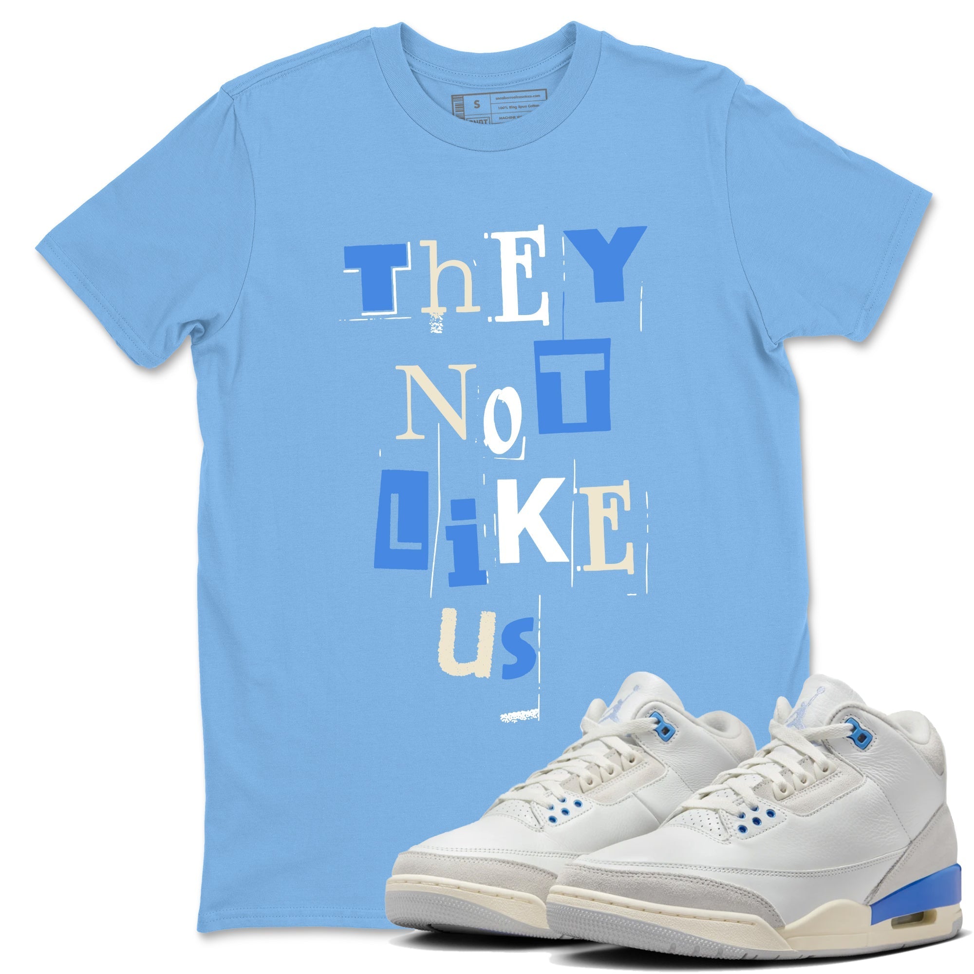 Vintage They Not Like Us snkmatch Tees - Air Jordan 3 Lucky Shorts
