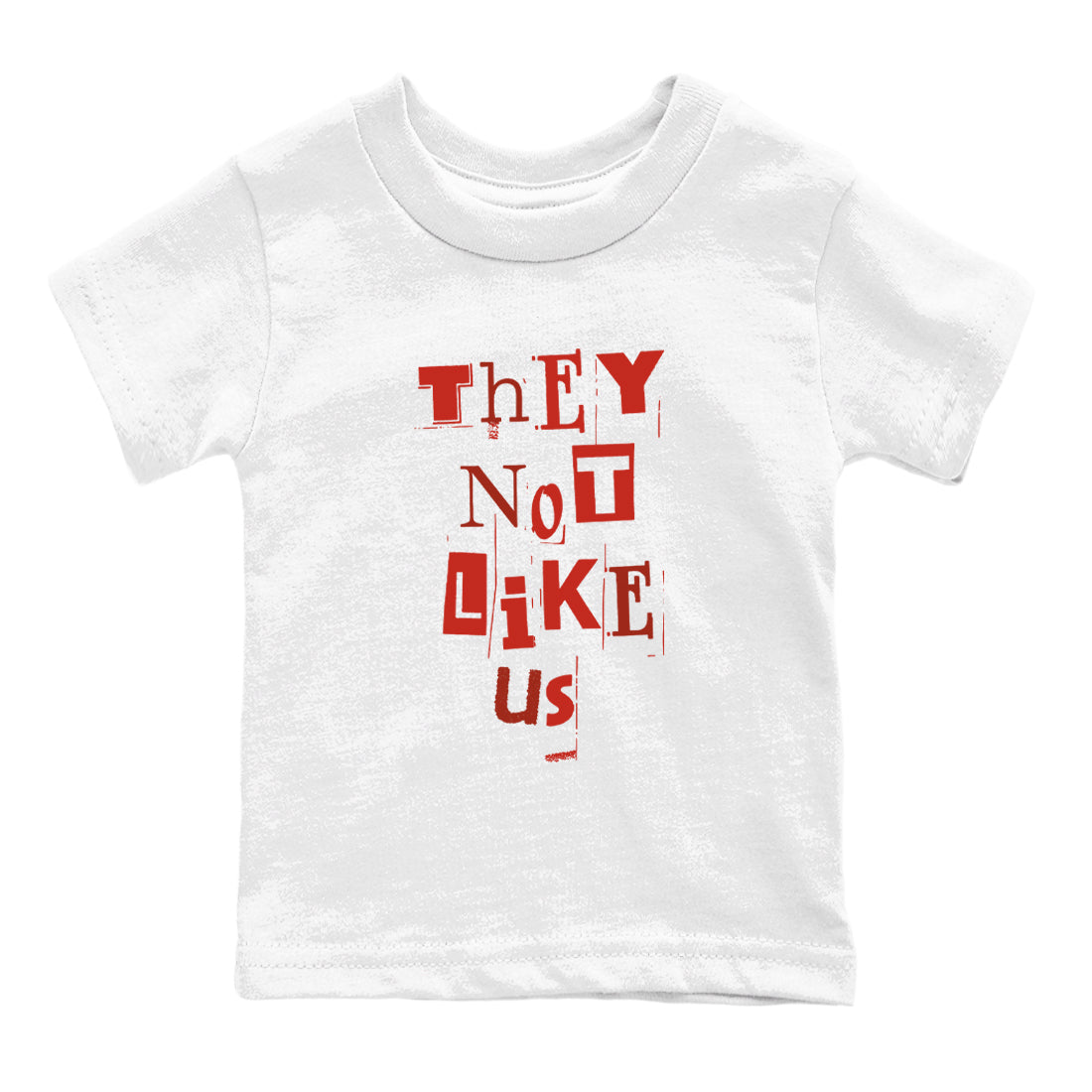 Vintage They Not Like Us snkmatch Tees Kids - Air Jordan 4 Brick By Brick