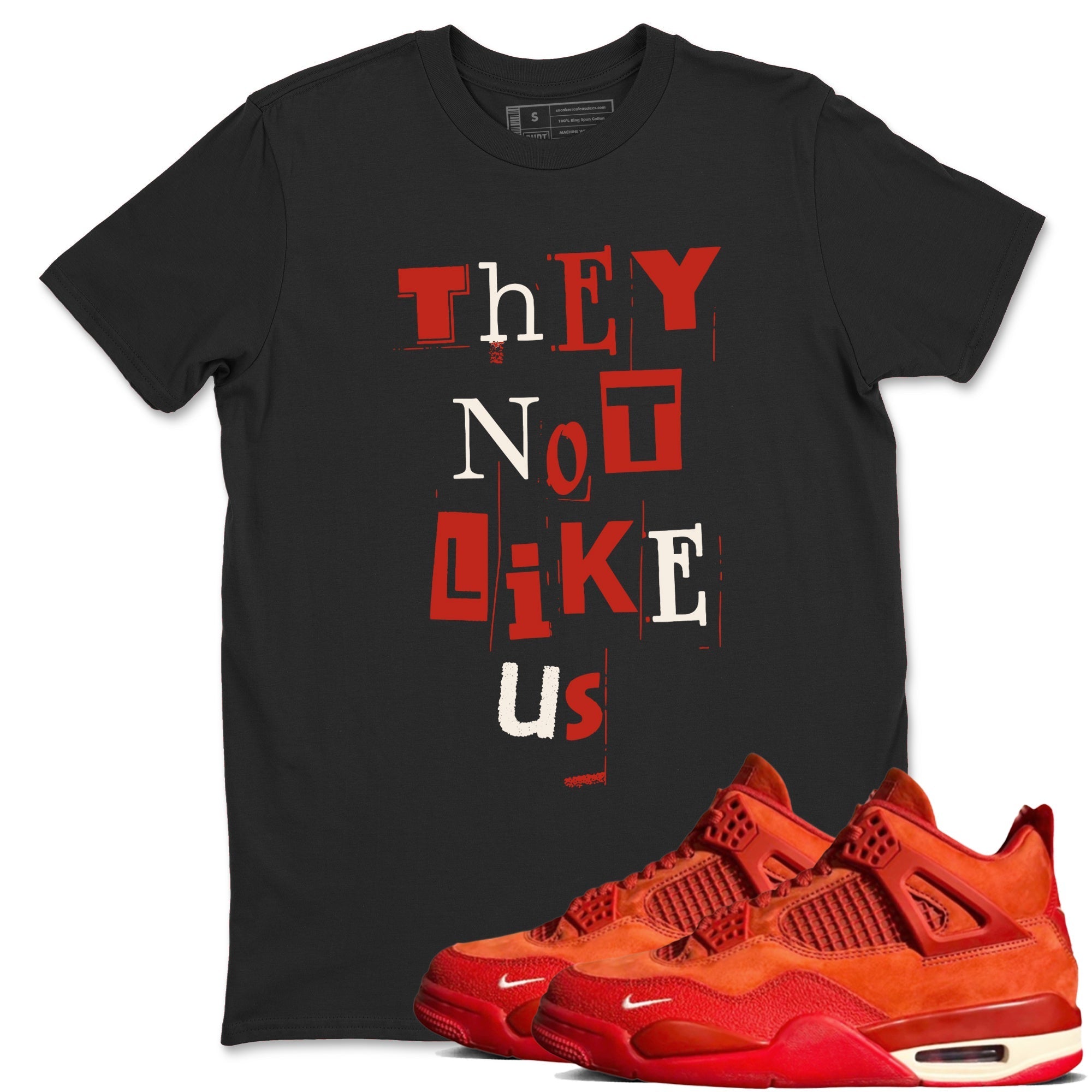 Vintage They Not Like Us snkmatch Tees - Air Jordan 4 Brick By Brick