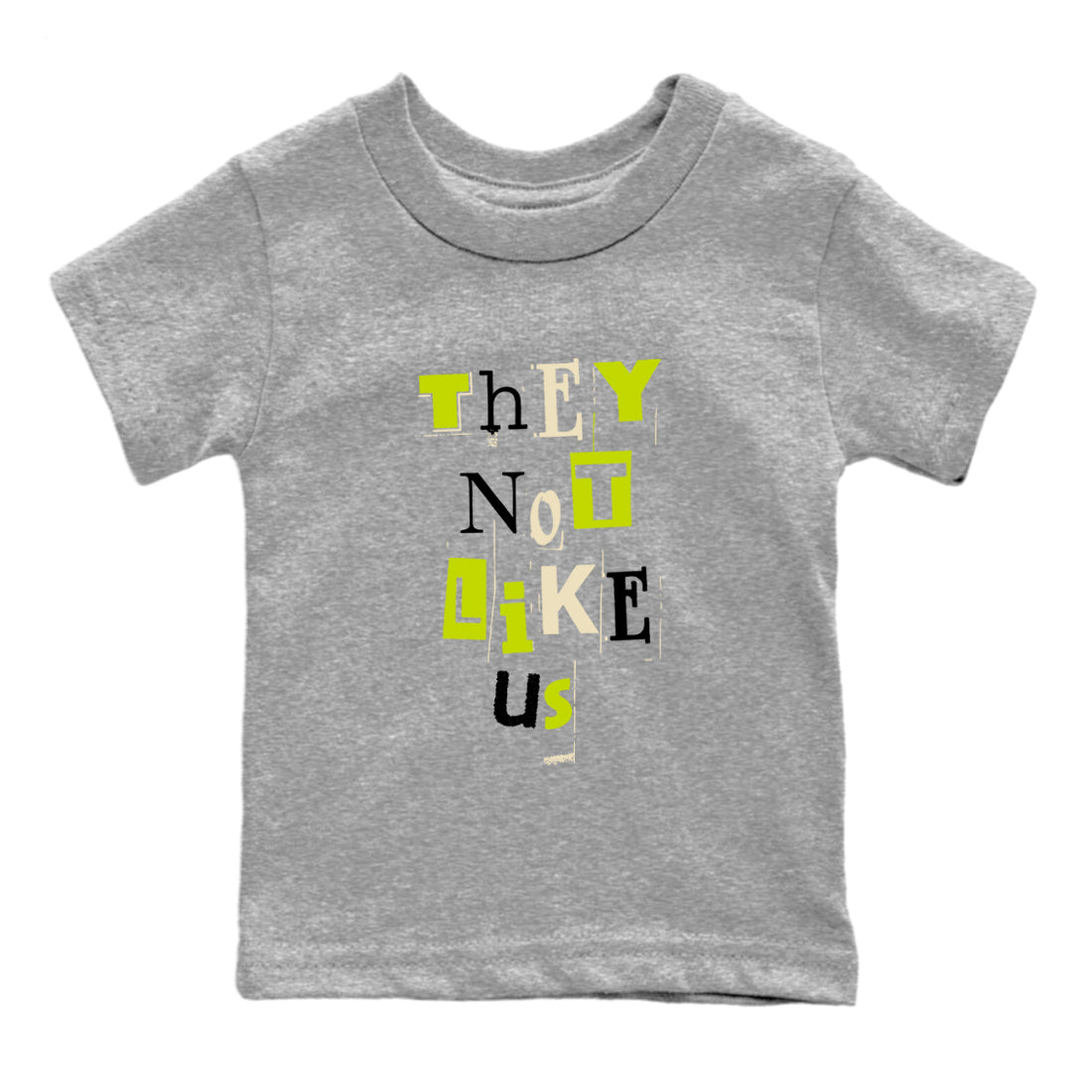 Vintage They Not Like Us snkmatch Tees Kids - Jordan Jumpman Jack Travis Scott Bright Cactus