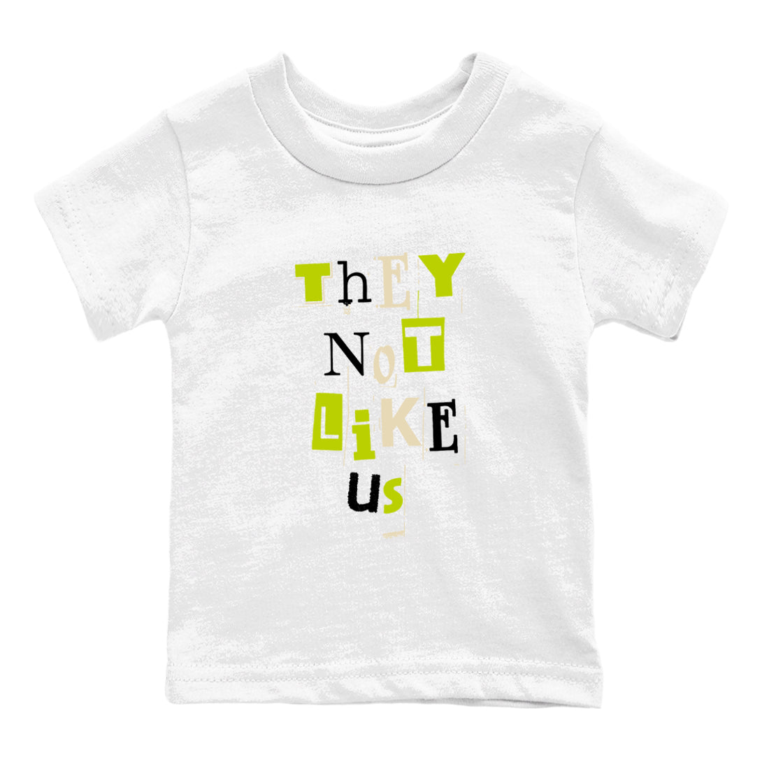 Vintage They Not Like Us snkmatch Tees Kids - Jordan Jumpman Jack Travis Scott Bright Cactus