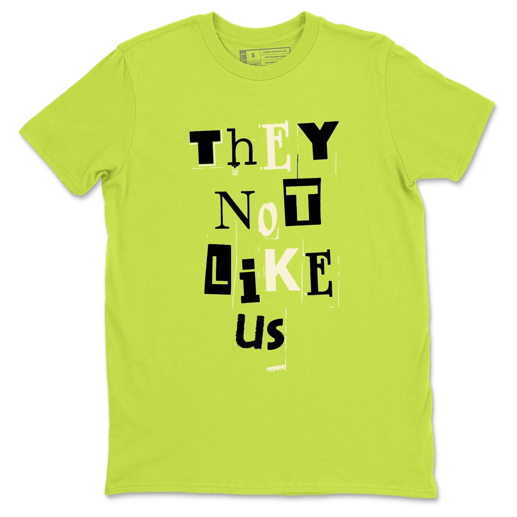 Vintage They Not Like Us snkmatch Tees - Jordan Jumpman Jack Travis Scott Bright Cactus