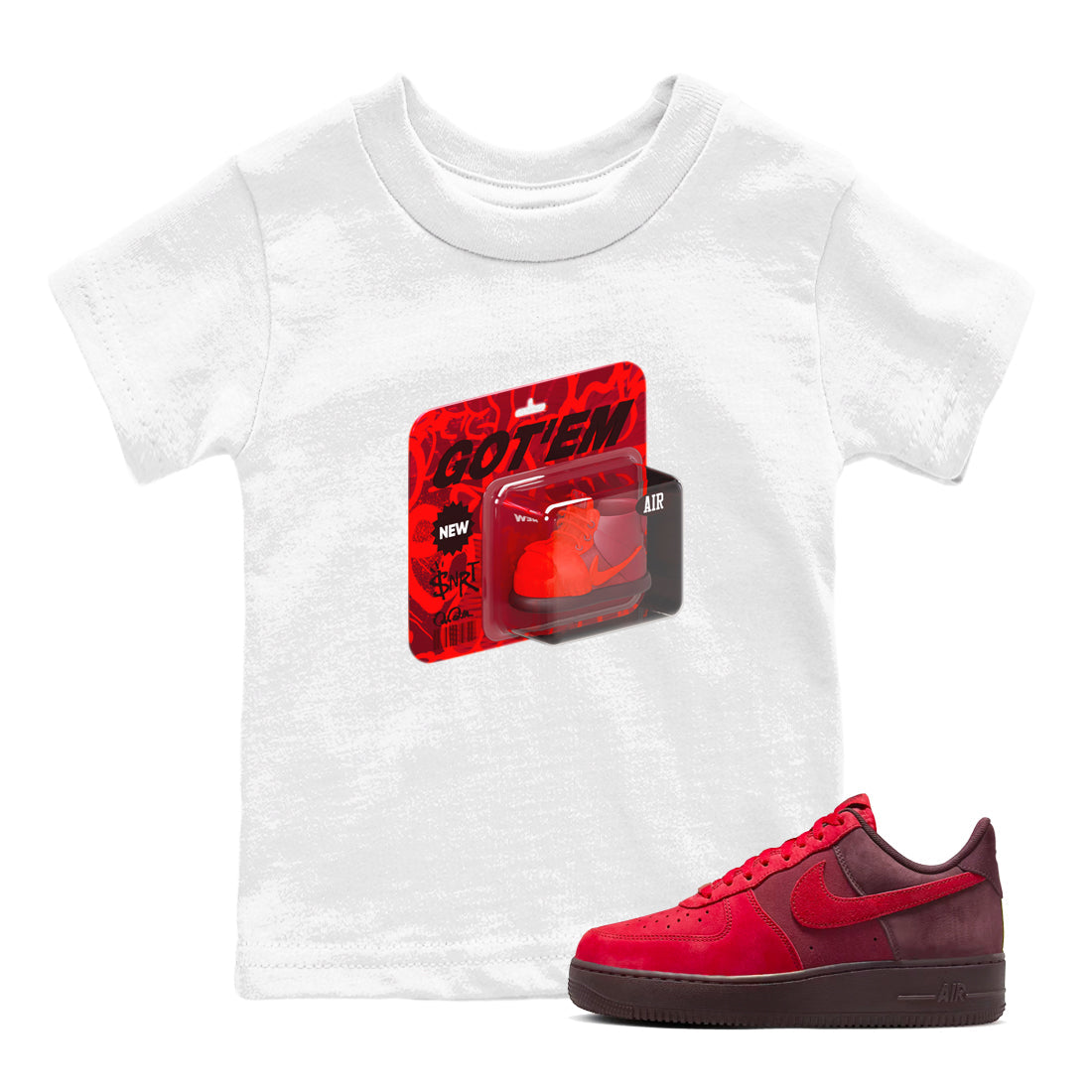 Vintage Toy Packaging snkmatch Tees Kids - Air Force 1 Layers Of Love