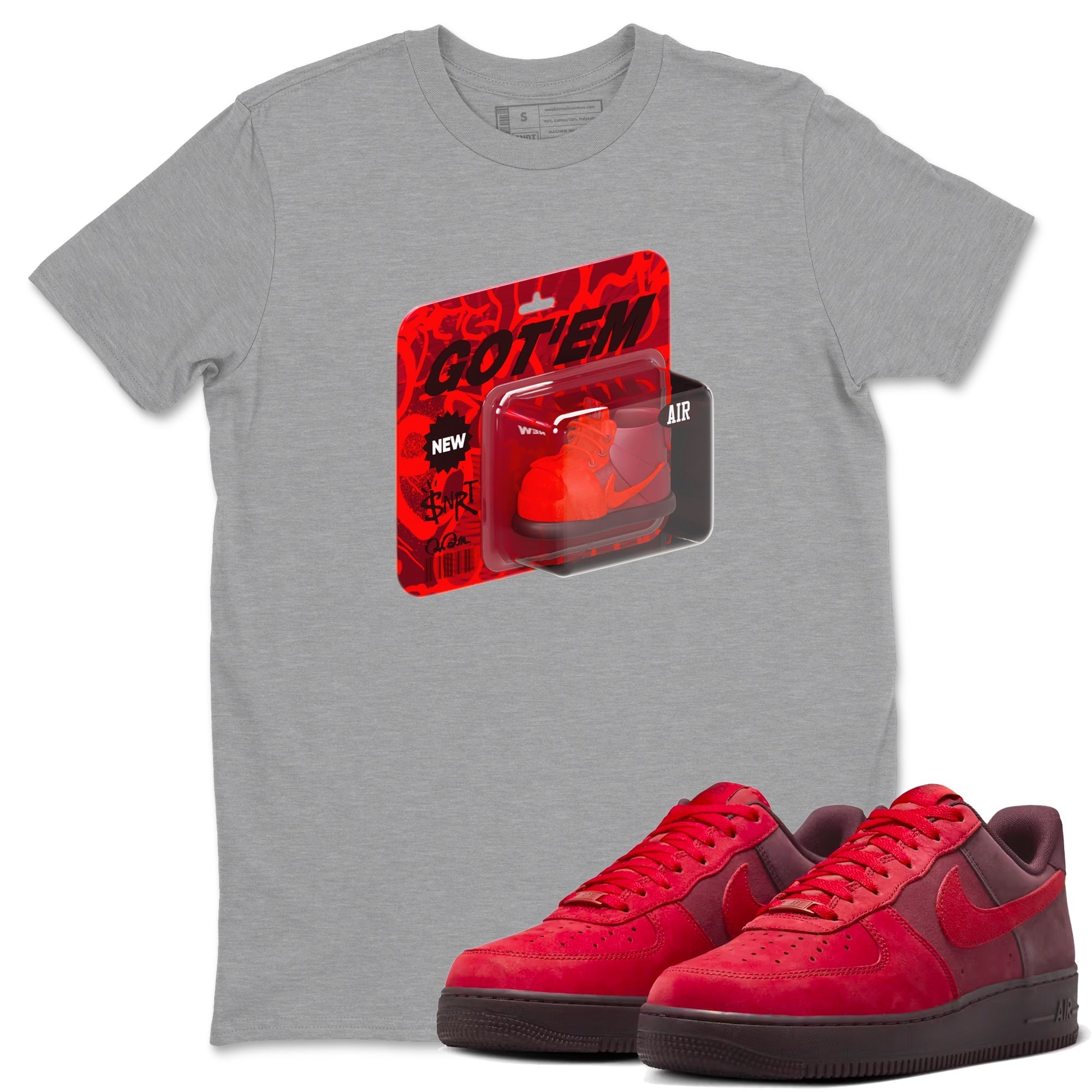 Vintage Toy Packaging snkmatch Tees - Air Force 1 Layers Of Love