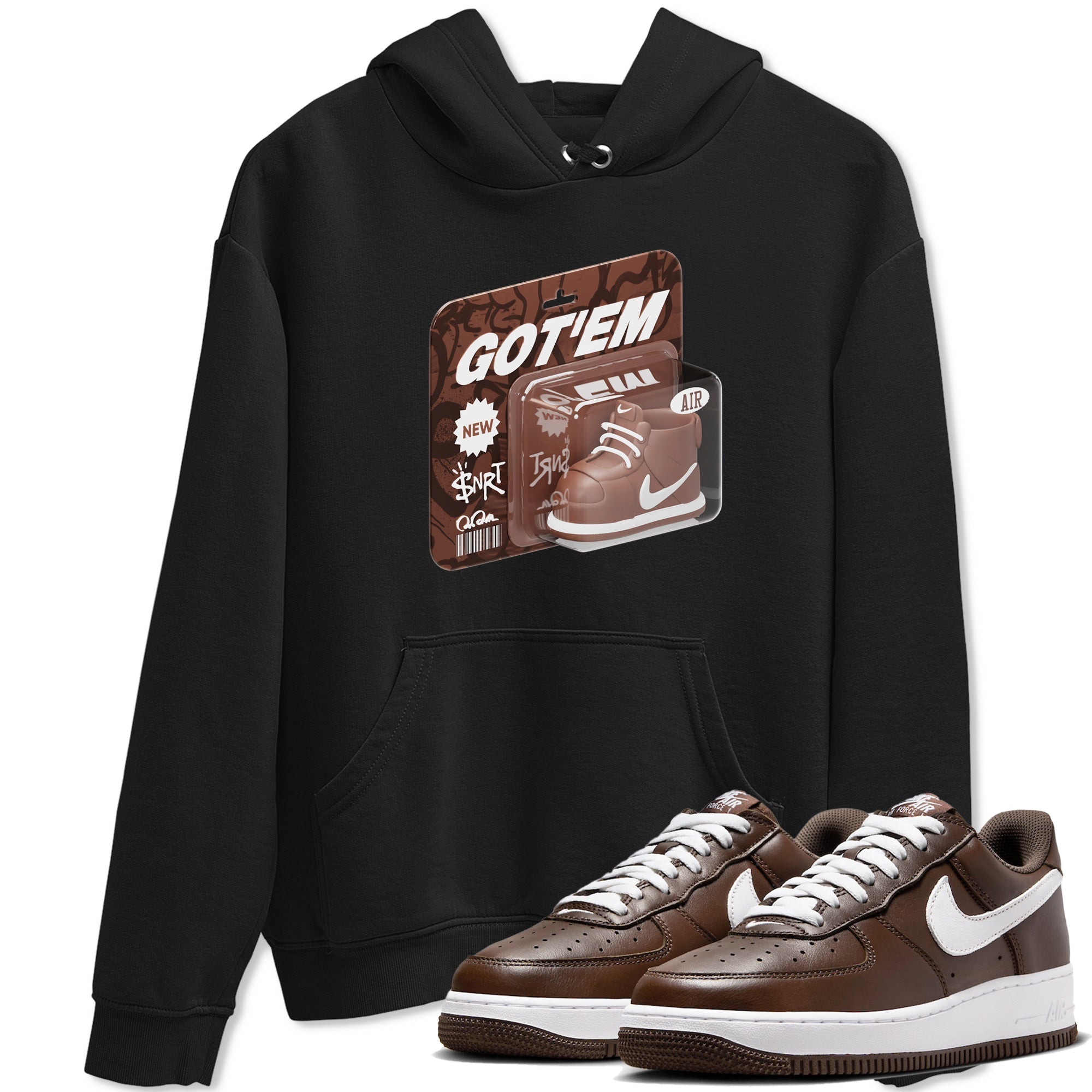 Vintage Toy Packaging snkmatch Tee - Air Force 1 Chocolate