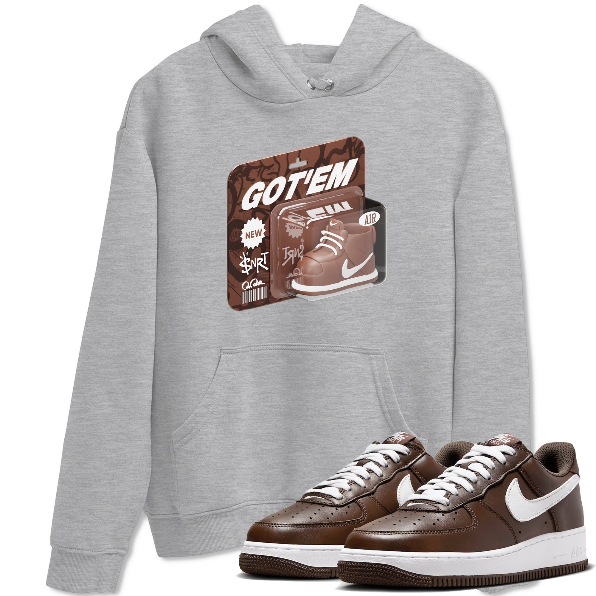 Vintage Toy Packaging snkmatch Tee - Air Force 1 Chocolate