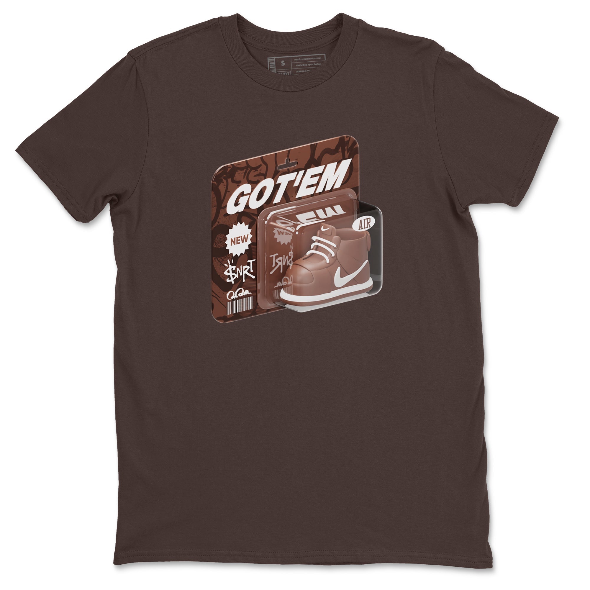 Vintage Toy Packaging snkmatch Tee - Air Force 1 Chocolate