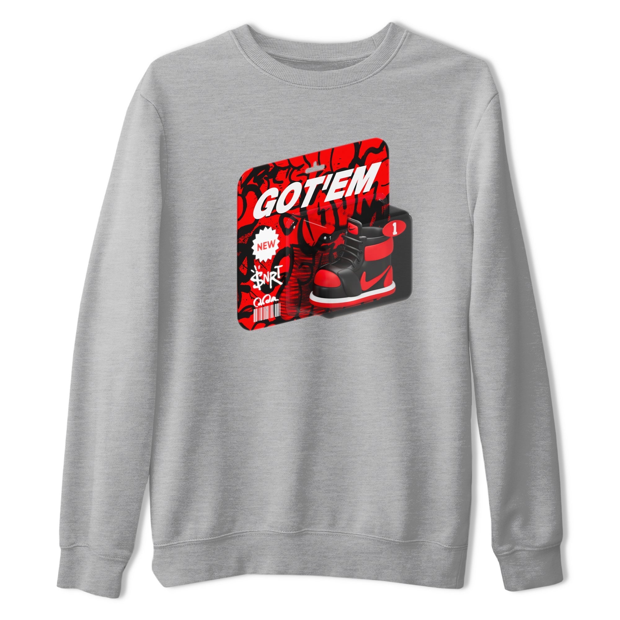 Vintage Toy Packaging snkmatch Tee - Air Jordan 1 Satin Bred