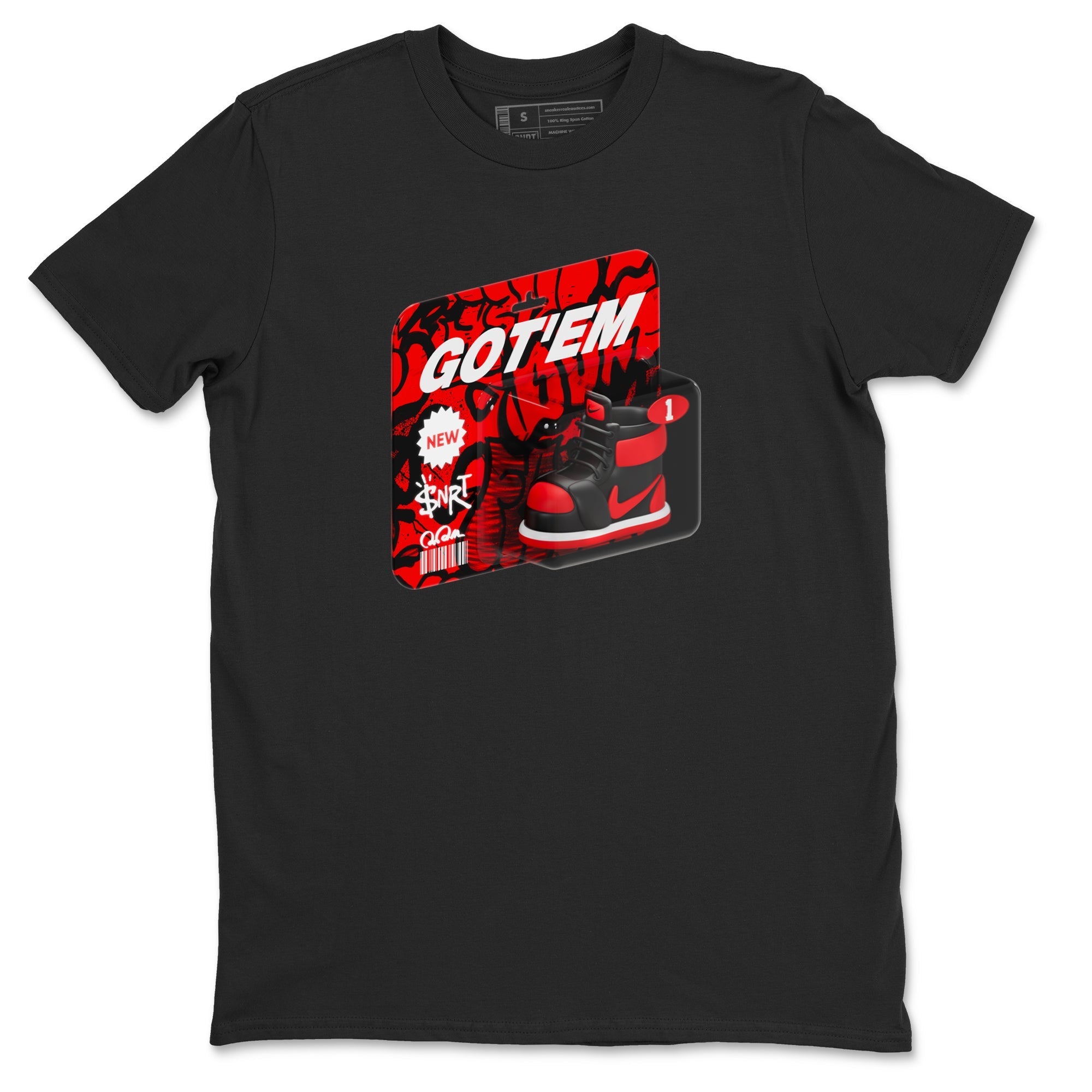 Vintage Toy Packaging snkmatch Tee - Air Jordan 1 Satin Bred